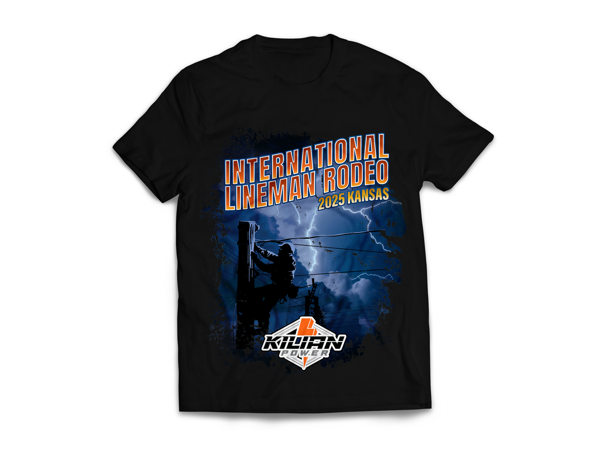 Kilian Power Lineman Rodeo Black shirt